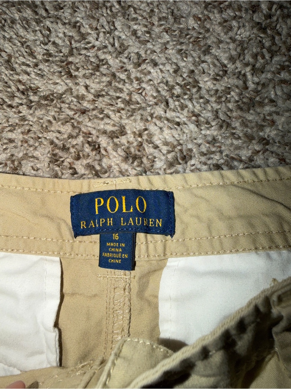 Ralph Lauren Polo Men’s Khaki/Tan Chino Pants